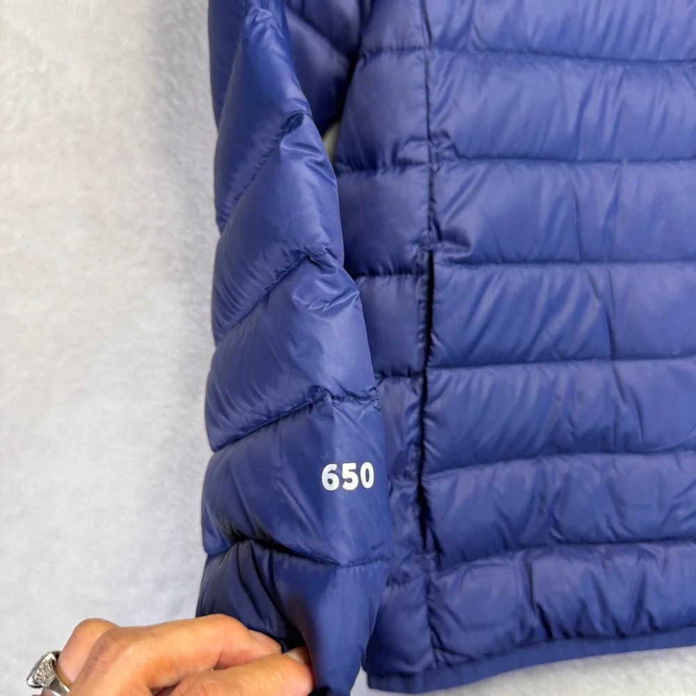 Eddie Bauer Kids Blue 650 Down Puffer Jacket Size M 7/8 E834OW903 Lightweight